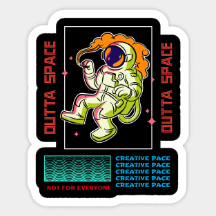 OUTTA SPACE Sticker